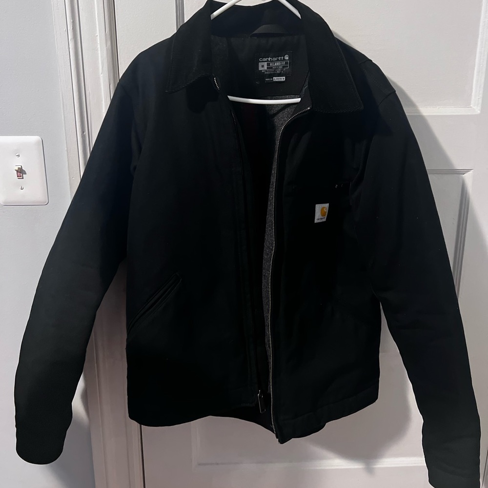 Men’s Carhartt Relaxed Fit Duck Blanket-Lined Detroit Jacket